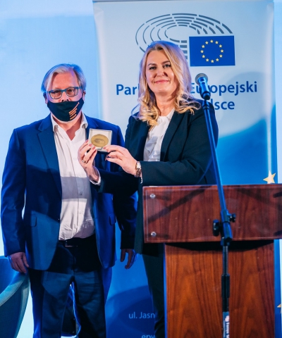 Wręczenie medalu Europejskiej Nagrody Obywatelskiej 2021